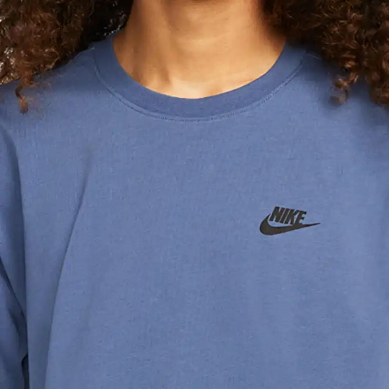 Nike T Shirt Men's Mysterious Deep Sea Blue-4