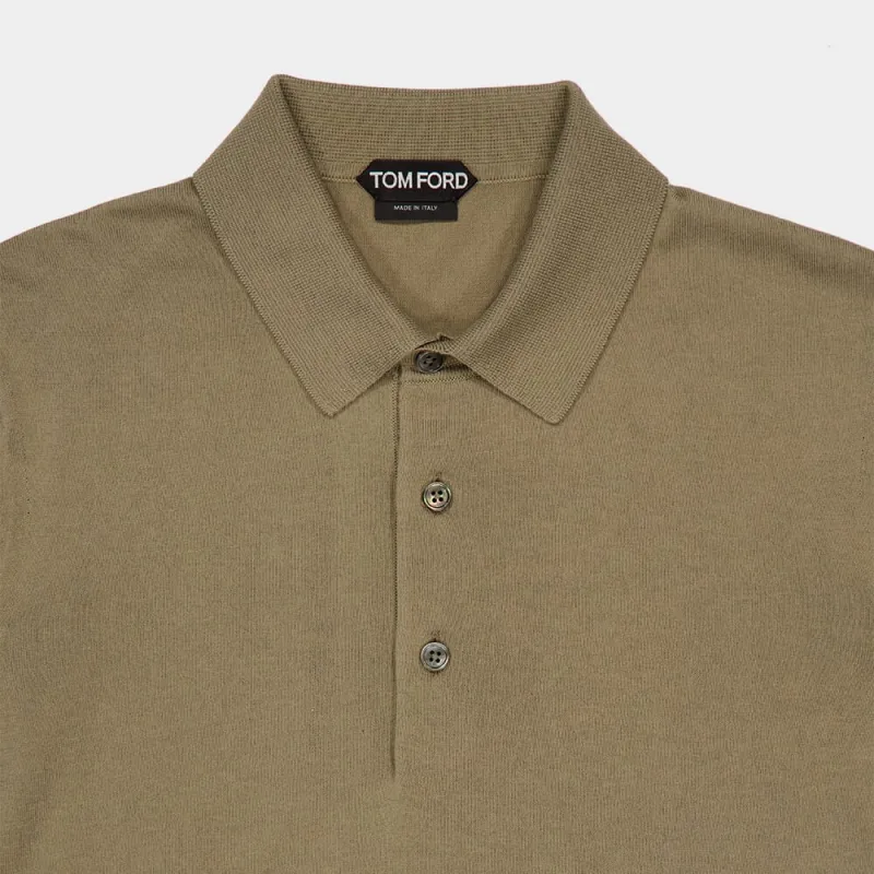 TOM FORD Fine knit Polo Shirt-2