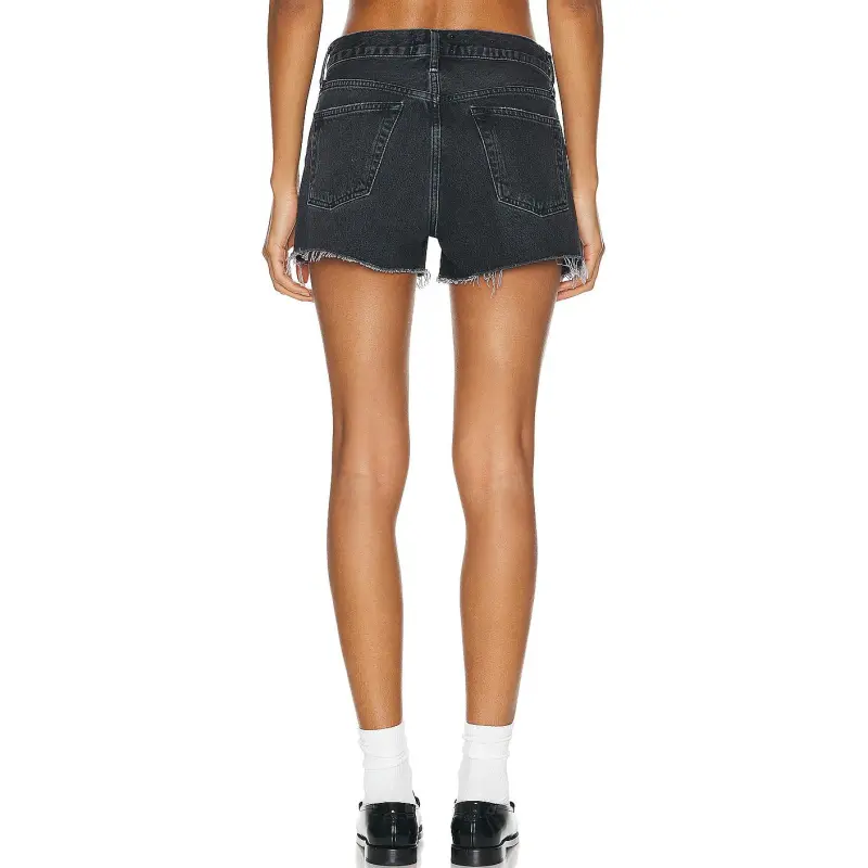 AGOLDE Denim Shorts Women's Black-1