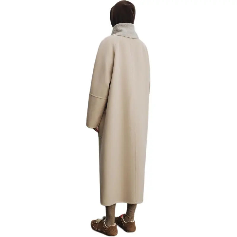 Orange Desire Coats Women's Mousse Beige-1
