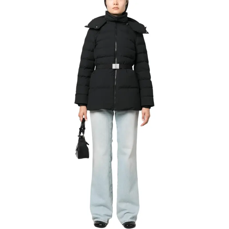 Burberry Belted Hooded Padded Jacket-2