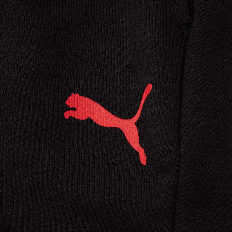 PUMA AC Milan Casual Shorts Men's Red Black-2