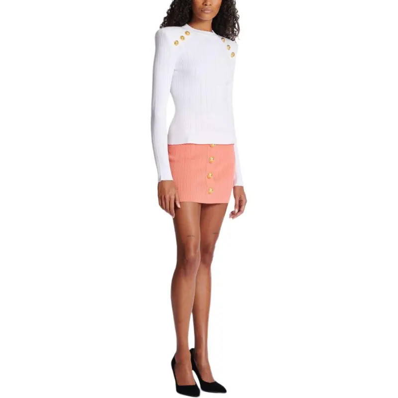 BALMAIN 6-Buttons Knit Jumper-2