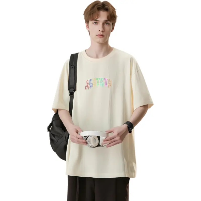 YK&YB T Shirts Unisex Apricot-5
