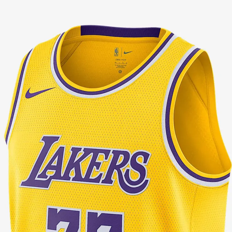 Nike Los Angeles Lakers Icon Edition 2022/23 Men's Nike Dri FIT Nba Swingman Jersey-2