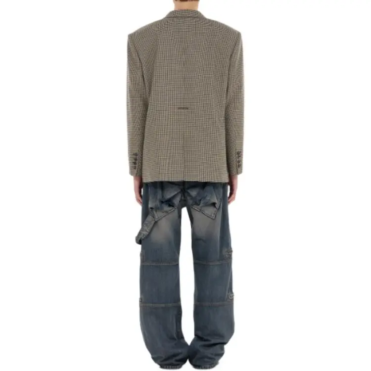 WE11DONE Plaid Blazer-4
