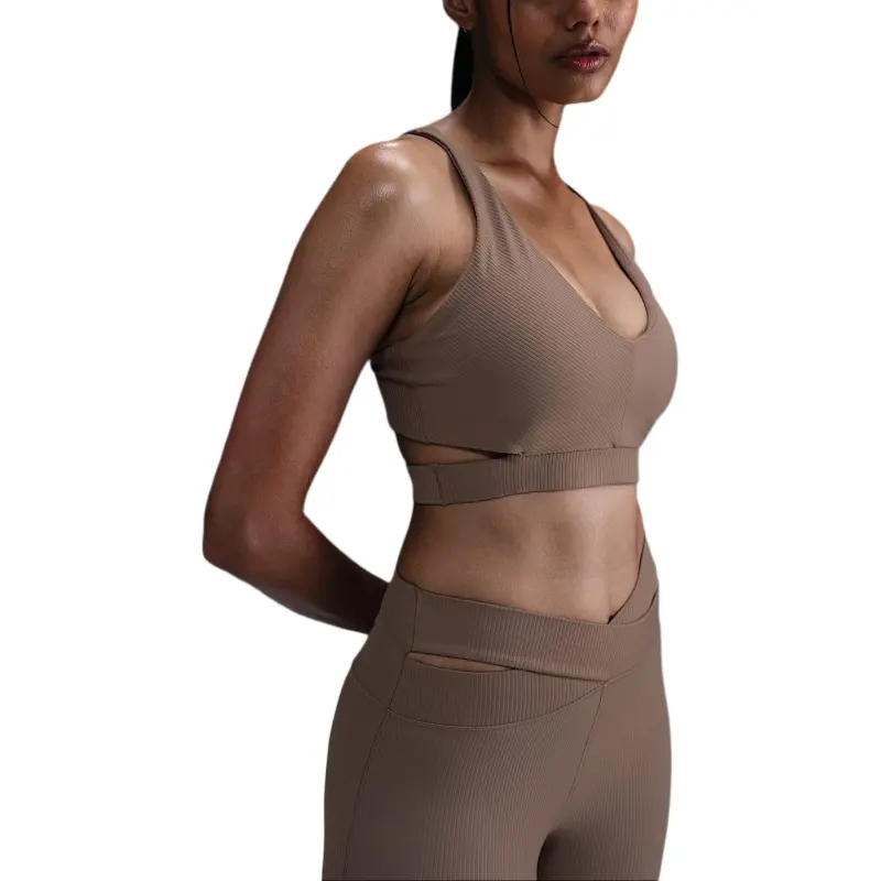 Nike Zenvy Rib Women's Light Support Padded Sports Bra-2