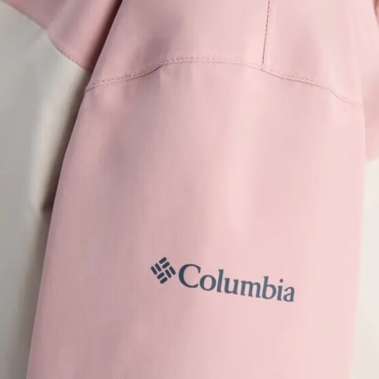 Columbia Water-Resistant Windproof Breathable Warm Windbreaker Jacket Women's Pink-4
