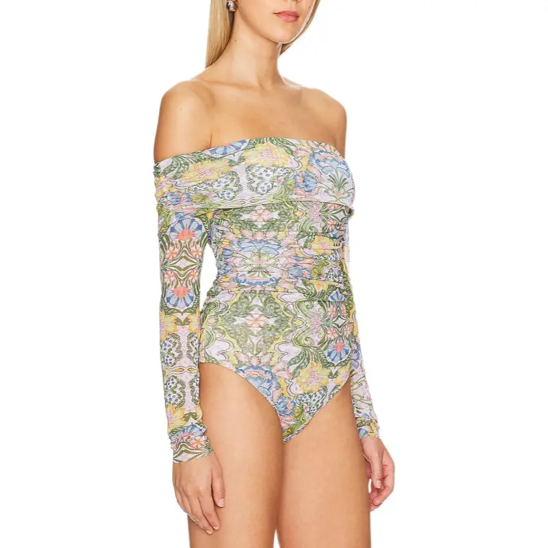 Misaki Bodysuits Women's Multicolor-3