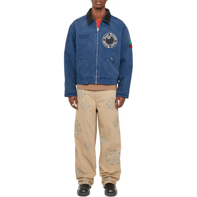 Denim Tears X Stussy Double S Wreath Chino Pant-5