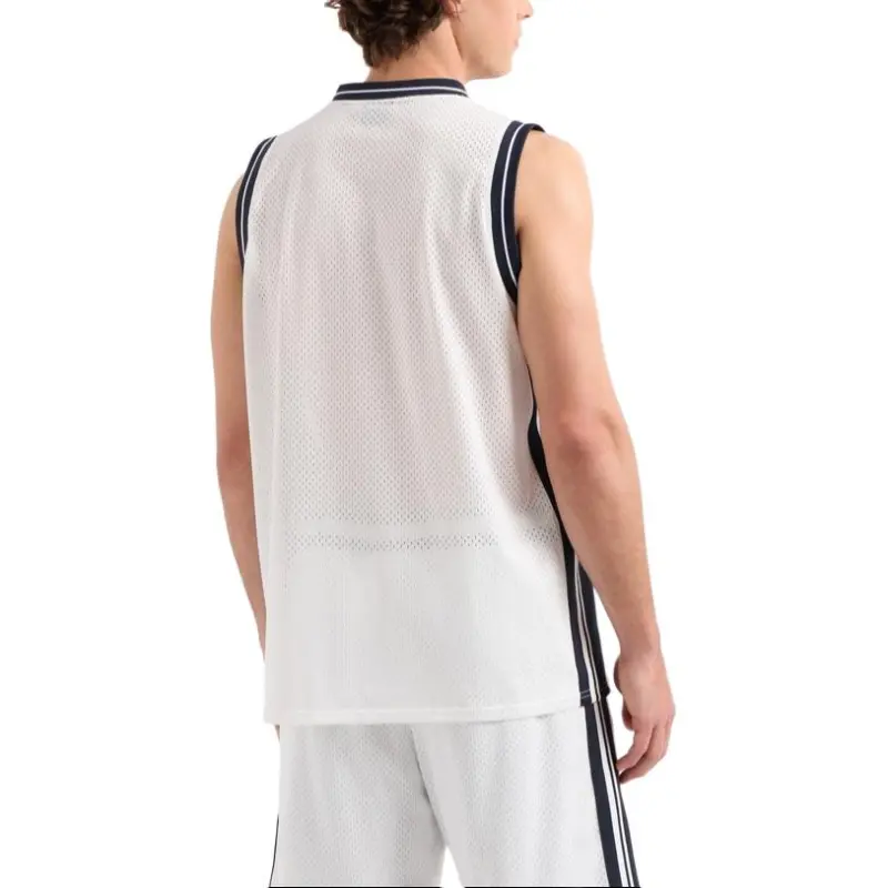 EMPORIO ARMANI EA7 SS25 Tank Top Men's Starlight White-2
