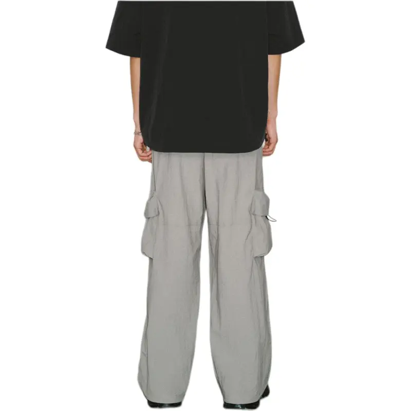 URBAN REVIVO Cargo Pants Men's Warm Gray-3