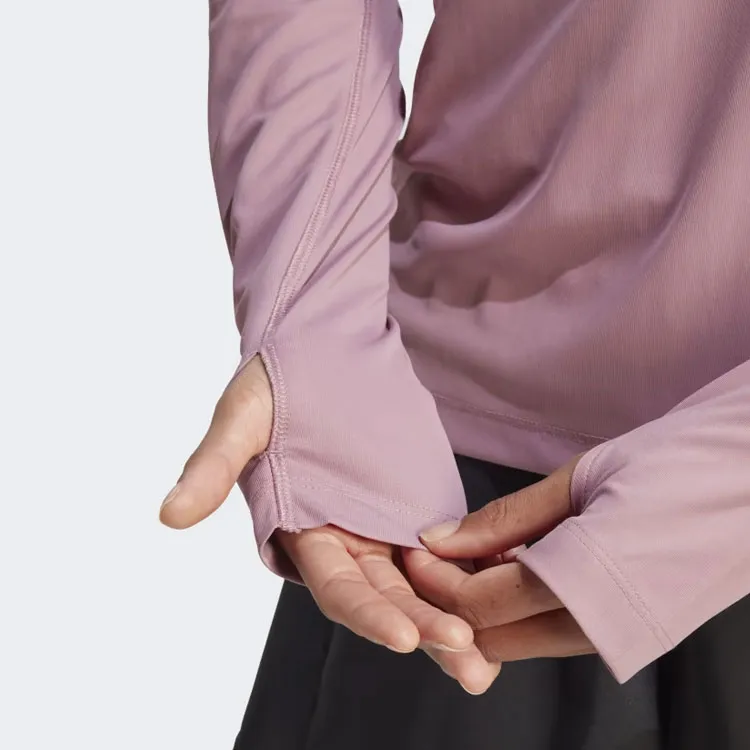 Adidas Women's Own The Run Long Sleeve Long Sleeve Top Wonder Orchid-4