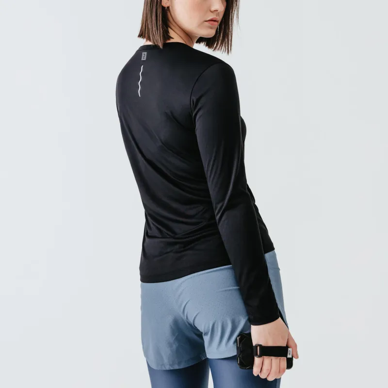 DECATHLON T Shirt Women's Classic Black-2
