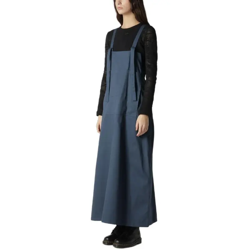 Yohji Yamamoto Sleeveless Dress Women's Blue Gray-4
