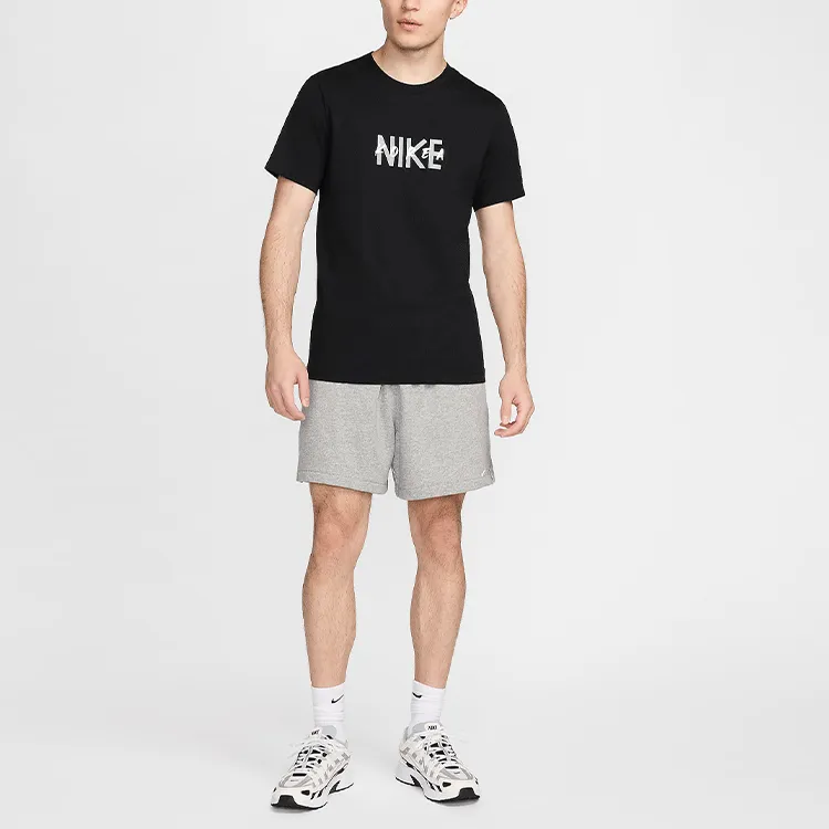 Nike T Shirt Men's Black/Light Smoke Gray-2