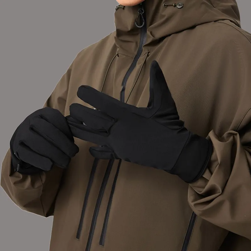 LiNing Polyester Elastane Gloves Unisex Black-3