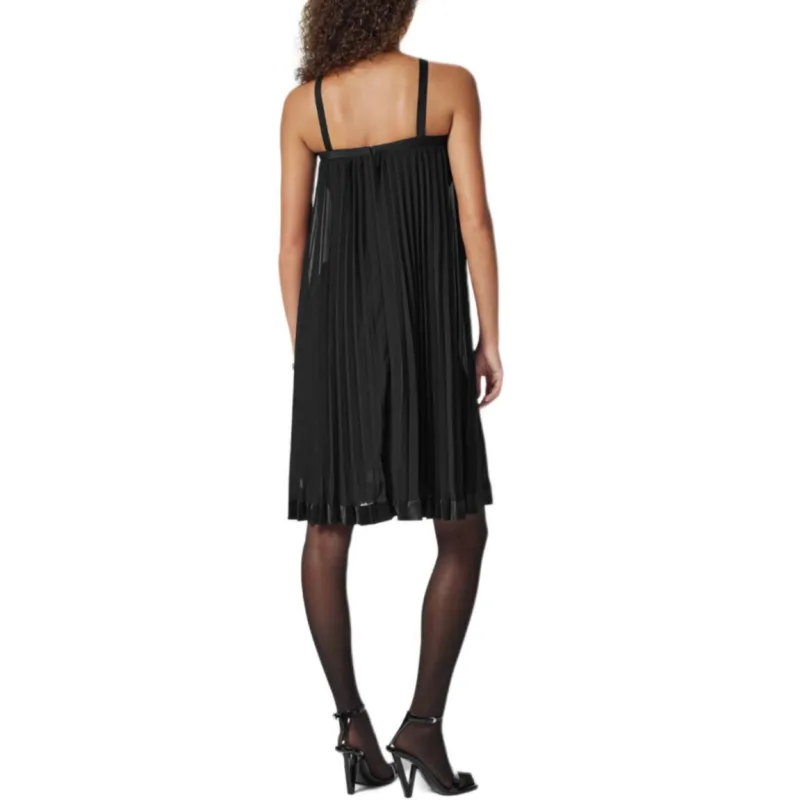VERSACE Pleated Slip Dress-2