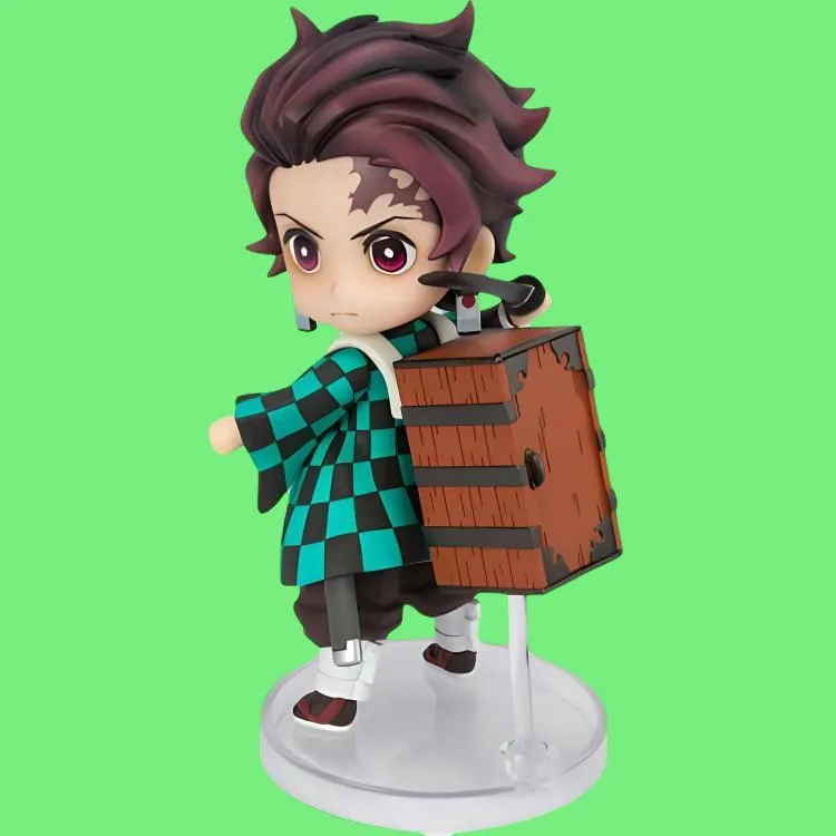 BANDAI Figuarts Mini Demon Slayer Kamado Tanjiro Action Figure Green & Brown-4