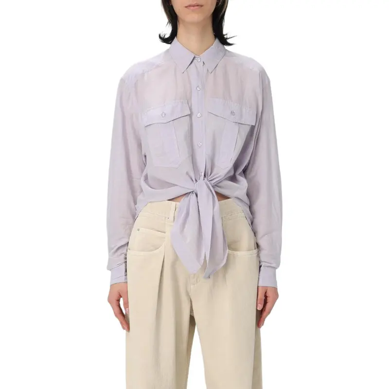 ISABEL MARANT Long Sleeved Button Up Shirt-2