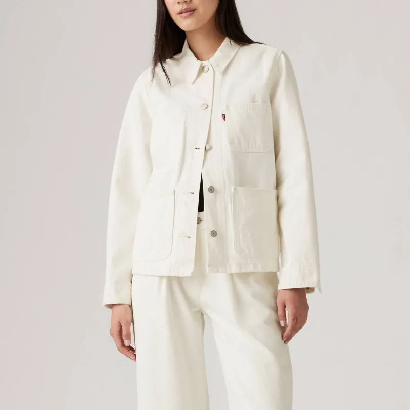Levi’s Jackets Coats Women's White-4
