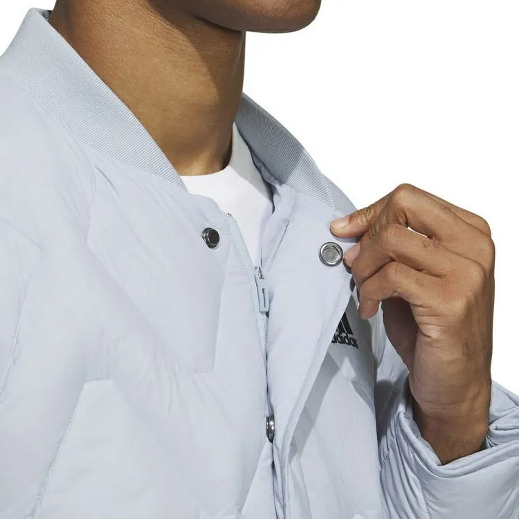 Adidas Down Jackets Men Light Gray-4