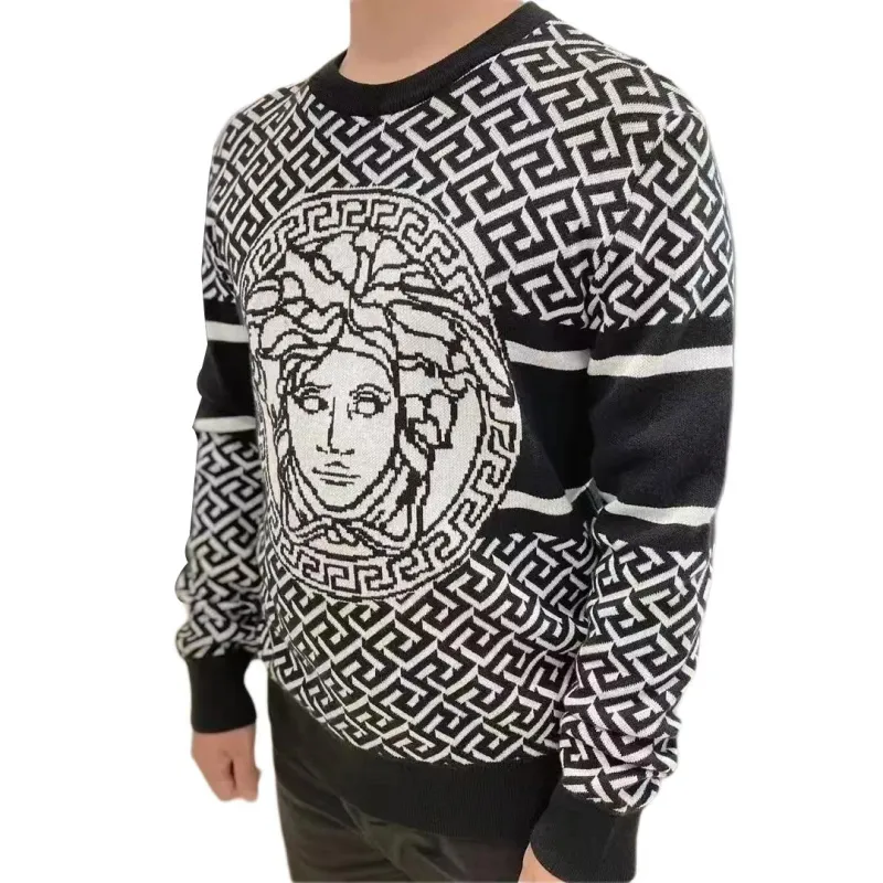 VERSACE FW23 Knitwear Men's Black-3