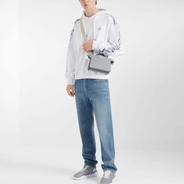 FENDI Sweatshirts Men White-4