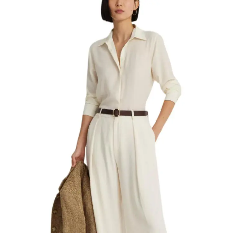 Polo Ralph Lauren Kristy Curved Hem Shirt-1
