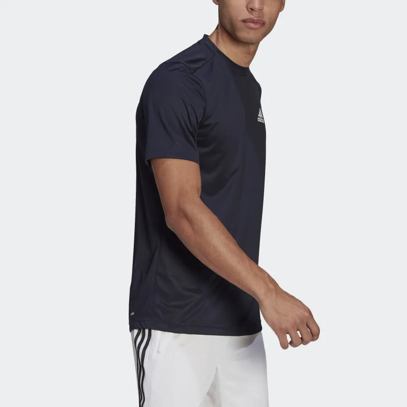Adidas T Shirt Asian Version Men's Ink Blue-4