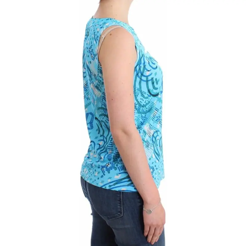 JOHN GALLIANO Tank Tops Women's Blue-3