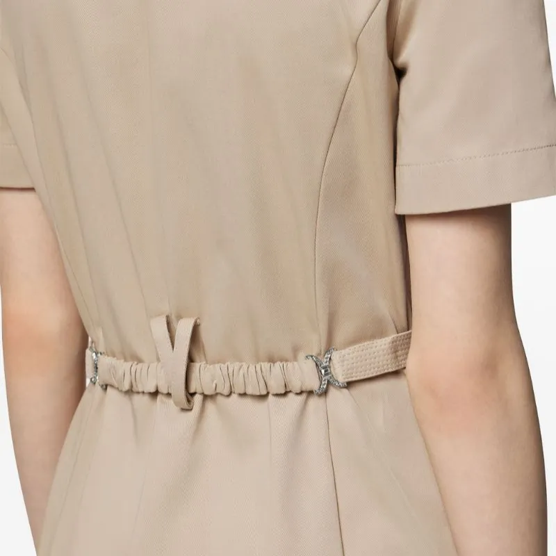 VERSACE Cargo Gabardine Mini Shirt Dress-4