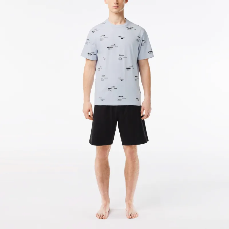 LACOSTE Pajama Set Men's Light Blue-1