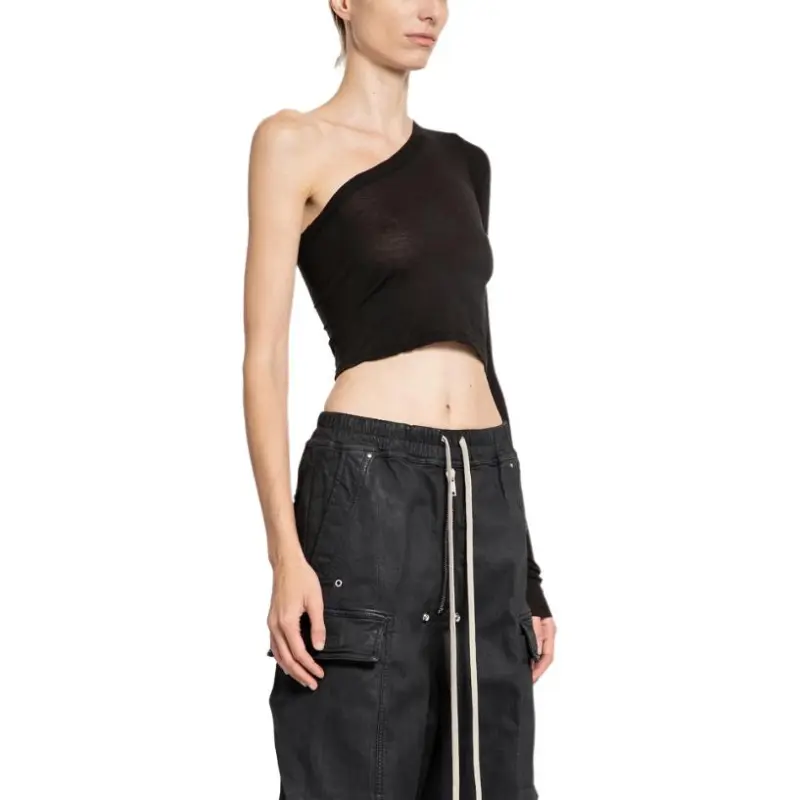RICK OWENS Ziggy Cropped Top-3