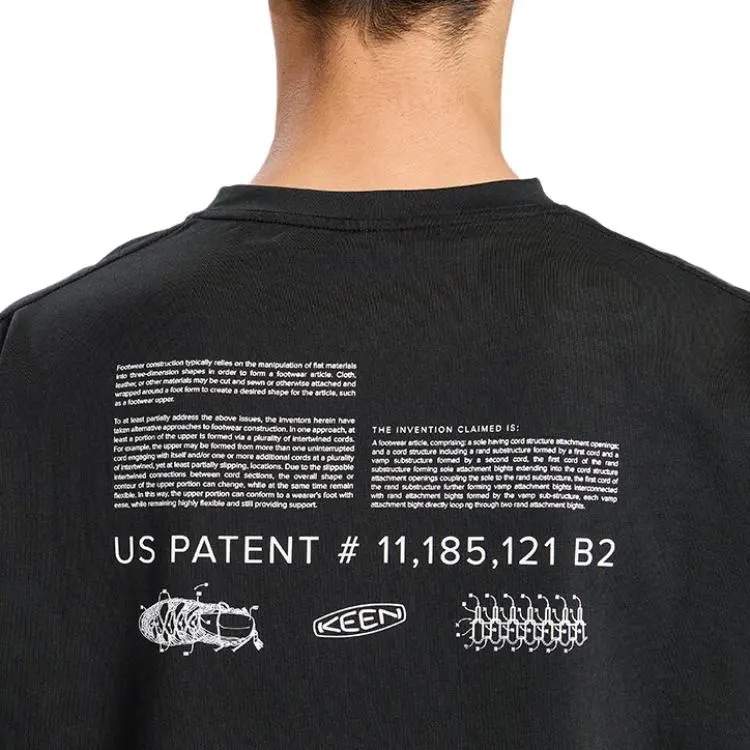 Keen T Shirts Unisex Black-1