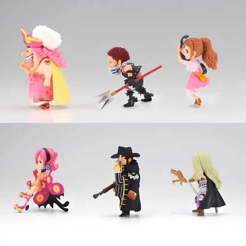 BANPRESTO One Piece Character WCF One Piece WT100 Commemoration Illustrated By Eiichiro Oda Chibi Figures-4