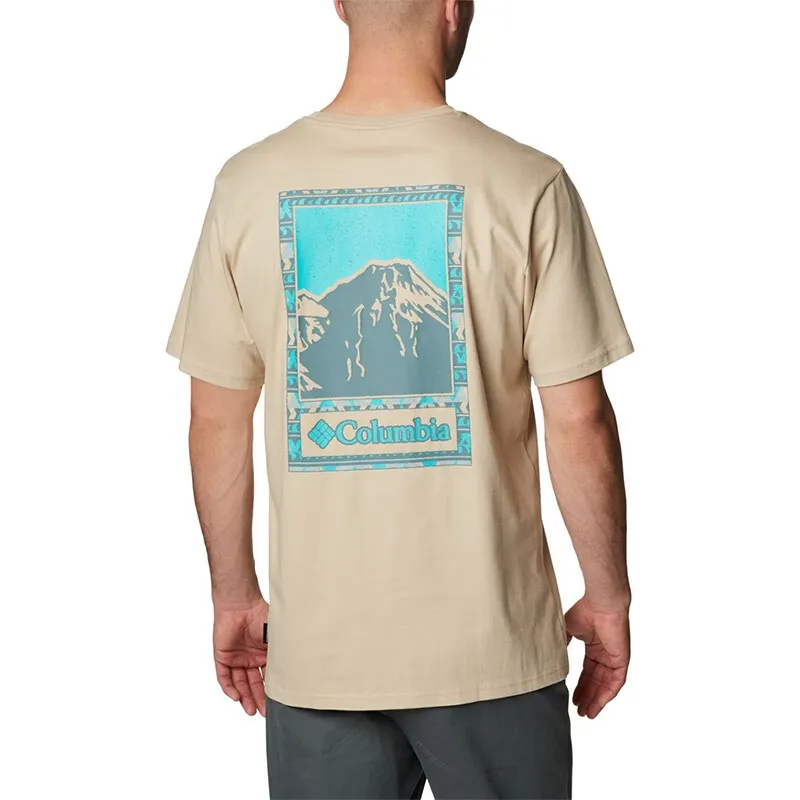 Columbia T Shirts Unisex Khaki-3