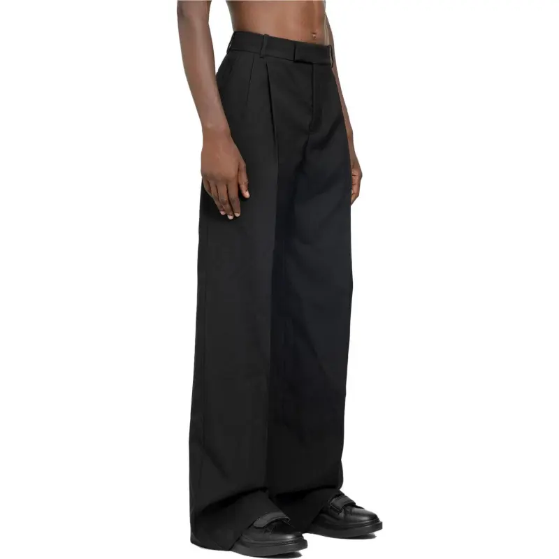 Alexander McQueen Wide Leg Tailored Trousers-4