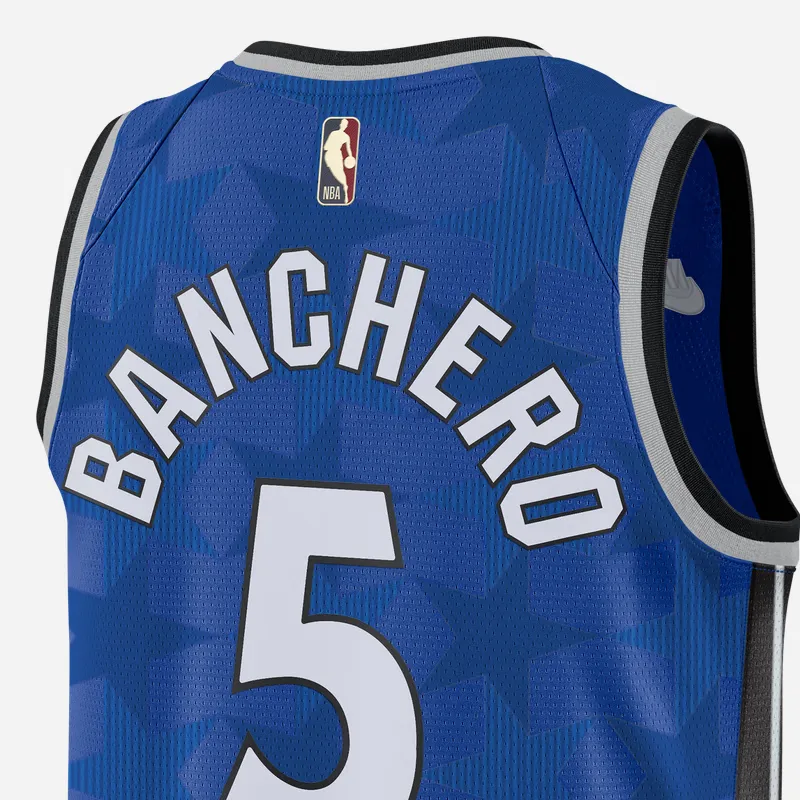 Nike Nba Orlando Magic Paolo Banchero 2023/24 Hardwood Classic Edition Swingman Jersey-3