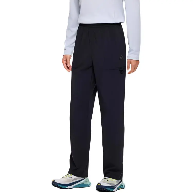 Anta Variety Training Collection Casual Pants Men's Basic Black-2