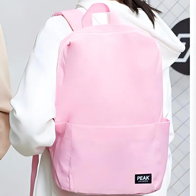 PEAK Fabric Backpack Regular Unisex Pink-2