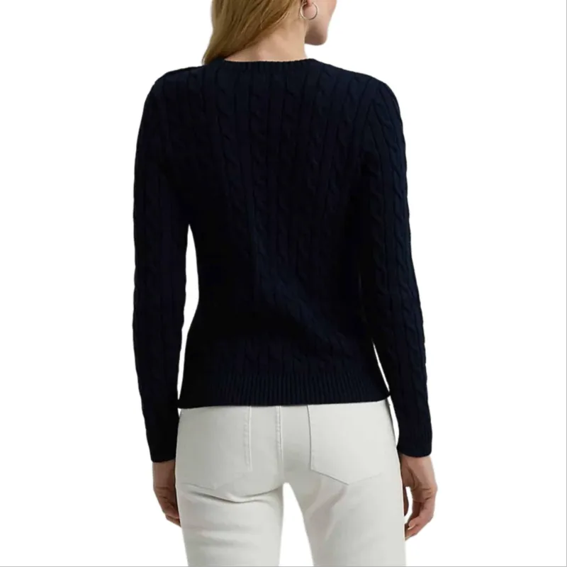 LAUREN RALPH LAUREN Logo Embroidered Knitted Jumper-2