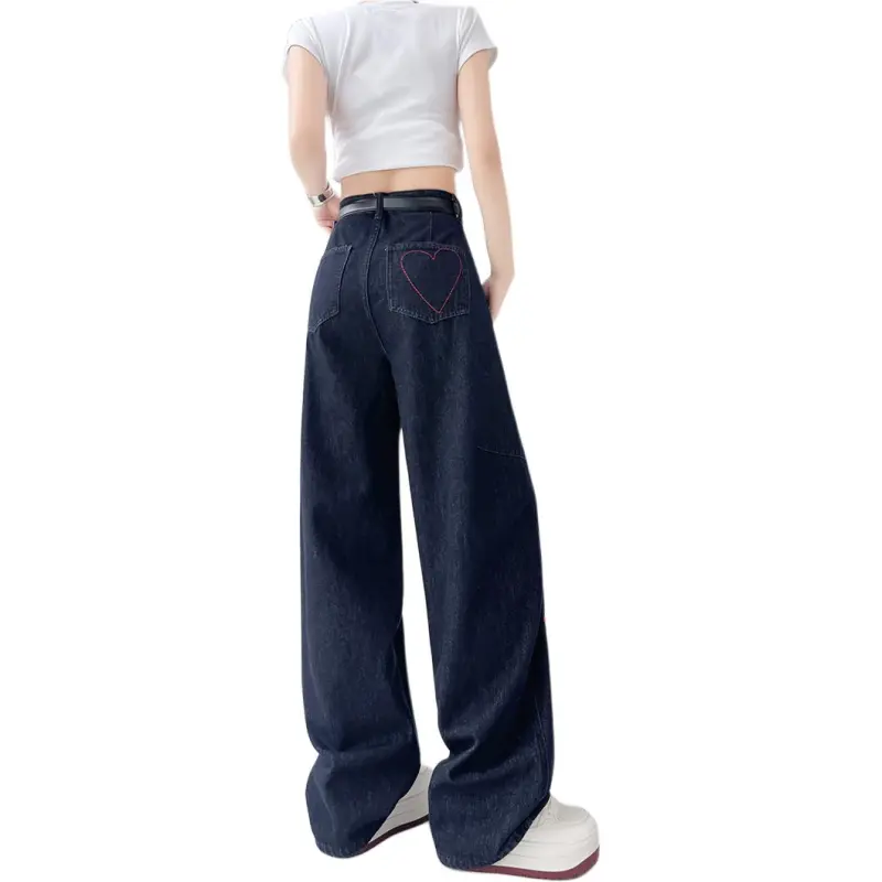 NHZN Jeans Women's Dark Blue-3