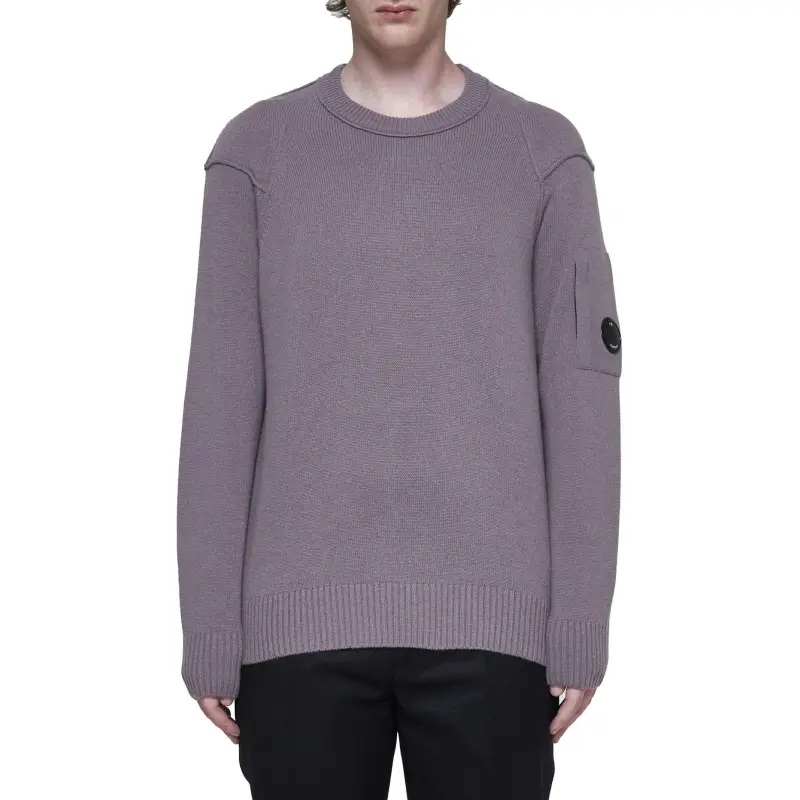 C.P.Company Lens Detailed Crewneck Jumper-1
