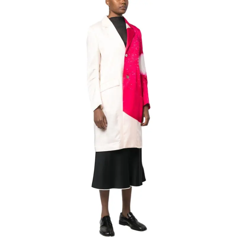 ISSEY MIYAKE Abstract-Printed Buttoned Tailored Blazer-4