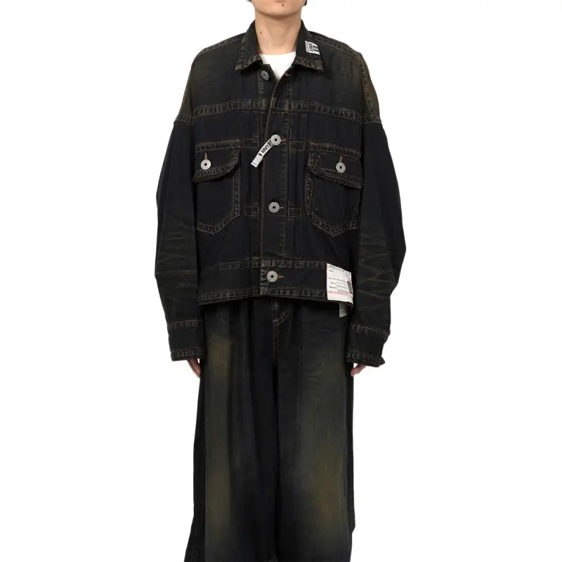 Maison Mihara Yasuhiro Amateur Sewn Like Denim Jacket-2