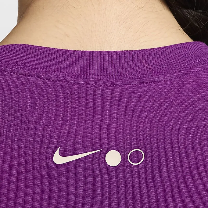 Nike T Shirts Women's Purple-3