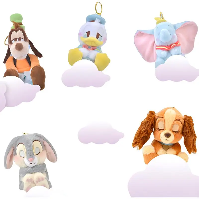 Disney Cute Good Dream Series Can't Wake Up Sampu Rabbit Dolls Plush Pendant 13cm High-1