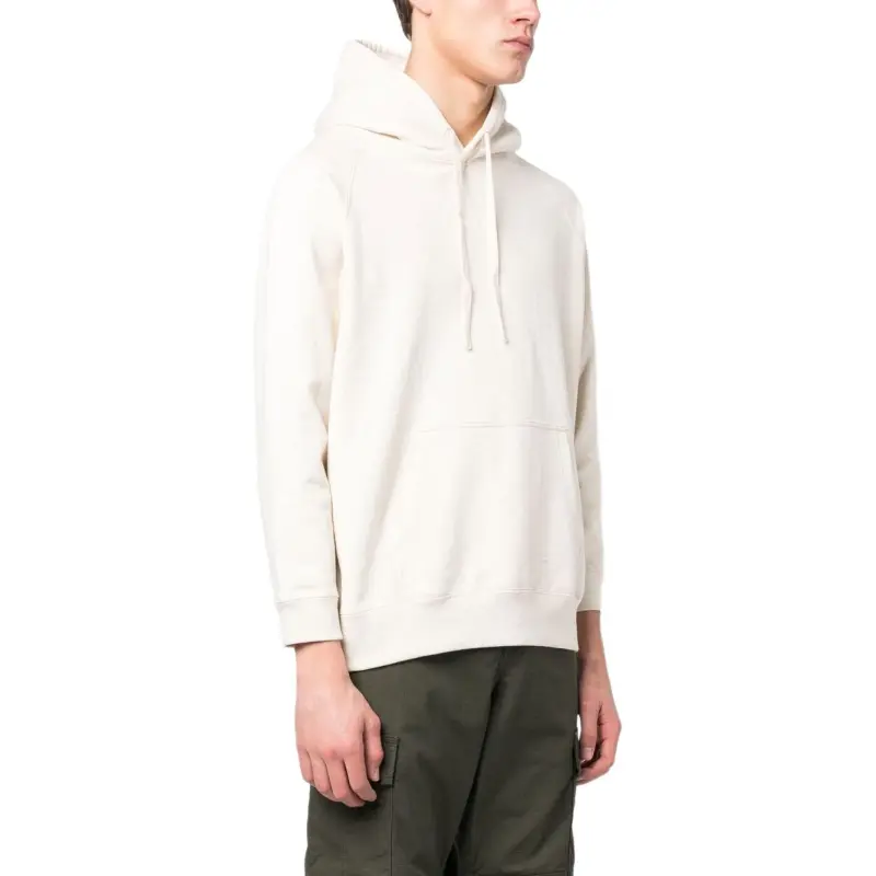 Snow Peak Logo embroidered Cotton Hoodie-5