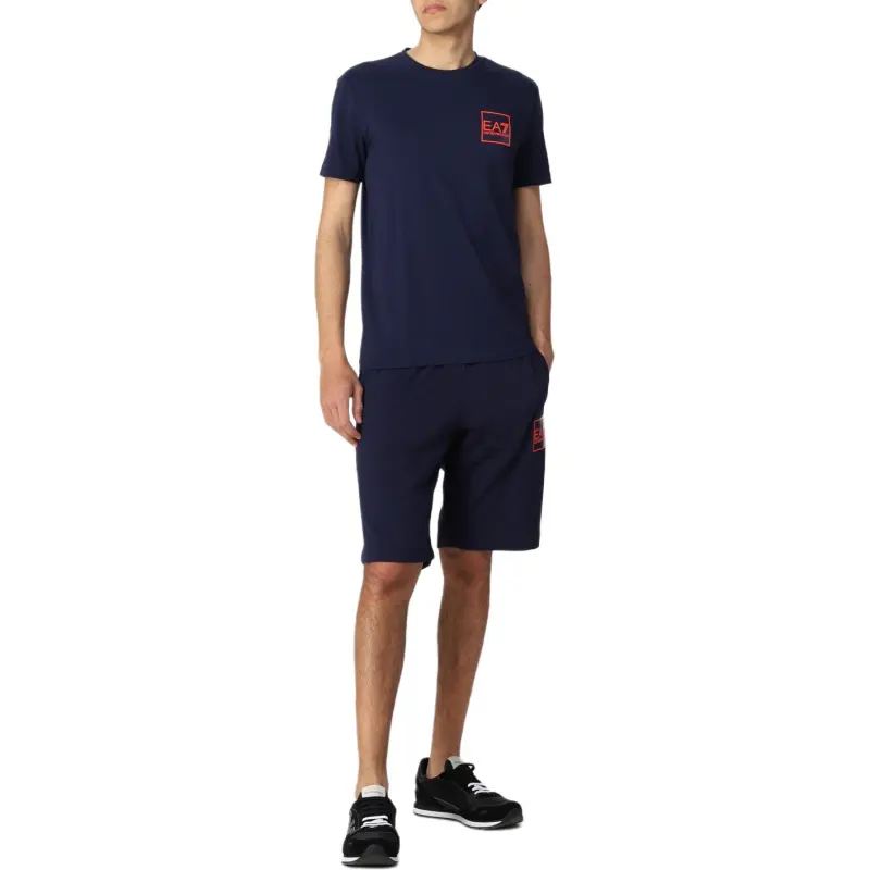 EMPORIO ARMANI EA7 SS22 Casual Shorts Men's Dark Blue-7
